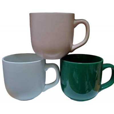 Кружка "Однотонная" 350мл в ассортименте