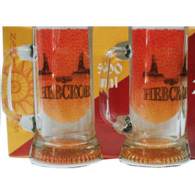 Набор 2-х кружек д/пива 0,33л Гравировка