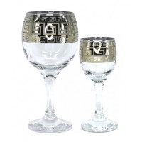 ГРЕЦИЯ Подарочный набор 12пр(бокалы + рюмки на ножке)