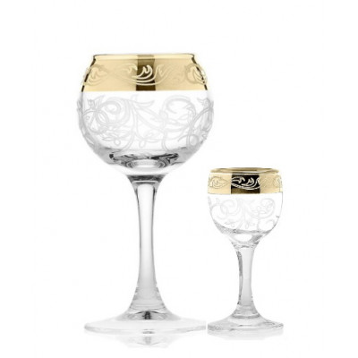 ВДОХНОВЕНИЕ Подарочный набор 12пр(бокалы + рюмки на ножке)