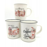 Кружка "Сладкие коктейли"микс 310мл