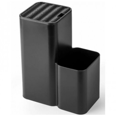 Подставка д/ножей и стол приборов 19*11*22,5см ЧЕРНЫЙ