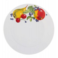 Тарелка мелкая 200мм, гр. 8, "Яблоки-Груши" /по 26 шт.