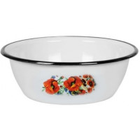 Миска  1,5л эм белая с рис [МАКИ МЕЧТА]