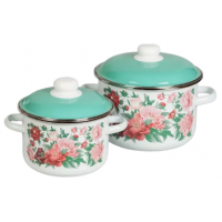 Набор кастрюль цил №43 [АРМЕЛЬ] белый