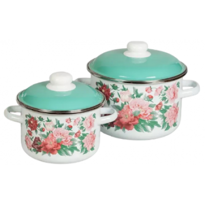 Набор кастрюль цил №43 [АРМЕЛЬ] белый