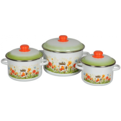 Набор кастрюль 3пр №02 (2+3+4л) ГОЛЛАНДСКИЙ