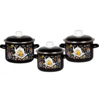 Набор кастрюль 3пр №02 (2+3+4л) ДЕСЕРТ К ЧАЮ