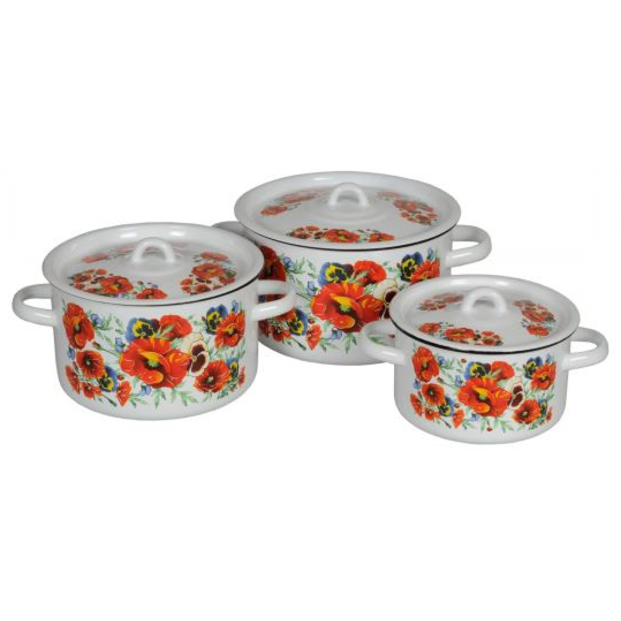 Набор кастрюль 3пр №33 (1,5л;2,9л;4,5л) МАКИ МЕЧТА