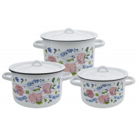 Набор кастрюль 3пр №33 (1,5л;2,9л;4,5л) РАПСОДИЯ