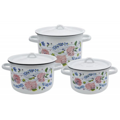 Набор кастрюль 3пр №33 (1,5л;2,9л;4,5л) РАПСОДИЯ