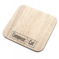 Подставка под кружку 9,5*9,5см( бумажно-слоистый композитный материал)