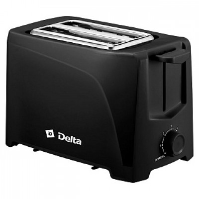Тостер  DELTA DL-6900  черный: 700 Вт.6- позиционный таймер (6)