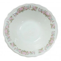 Салатник фарфоровый 7" рис "Розовые цветочки"180мм
