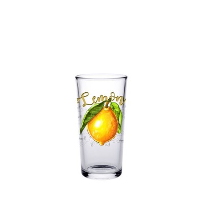 Набор стаканов "Ода" 230 мл "Полезный лимон", 6 шт.