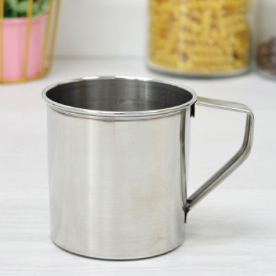 Кружка 0,5л 9см из нержавейки (201)