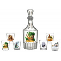 Набор для вина 7пр. арт.1230-Д (Охота)