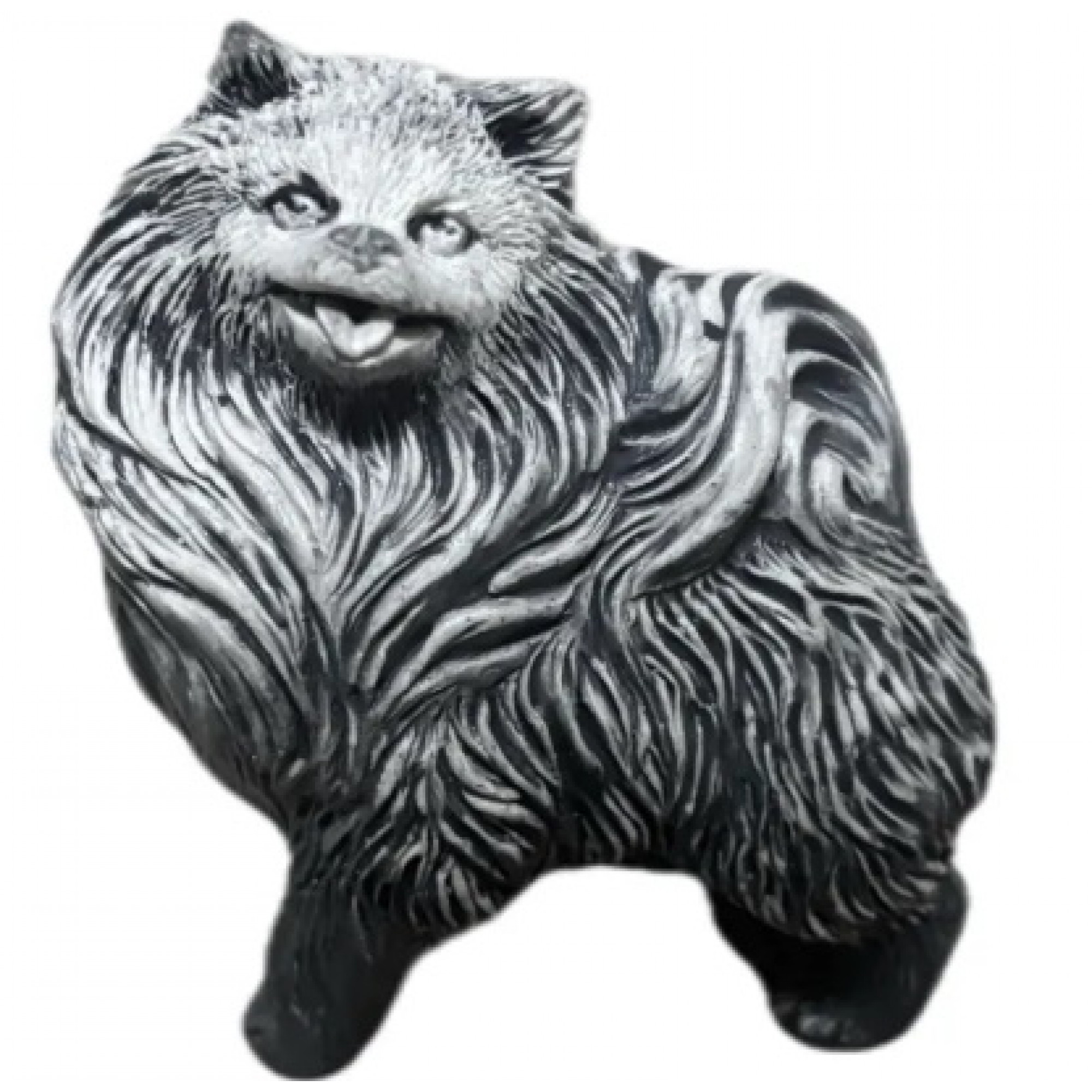 Фигурка из гипса Шпиц 7,5см, А-57