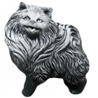 Фигурка из гипса Шпиц 7,5см, А-57