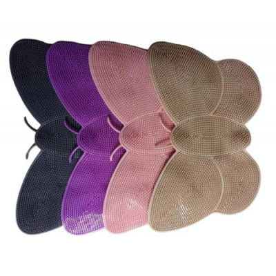 Коврик для ванной 35*53см резиновый "Бабочка"