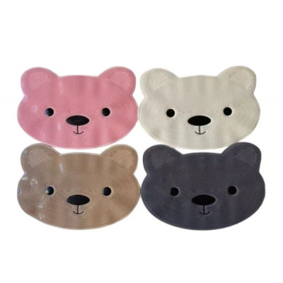 Коврик для ванной 35*50см резиновый "Мишка"