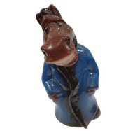 Копилка"Лошадь пальто"синий 23*13см