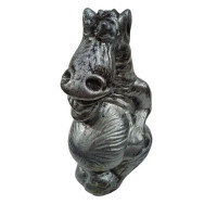 Копилка"Конь Антон"темно серая 24*12см