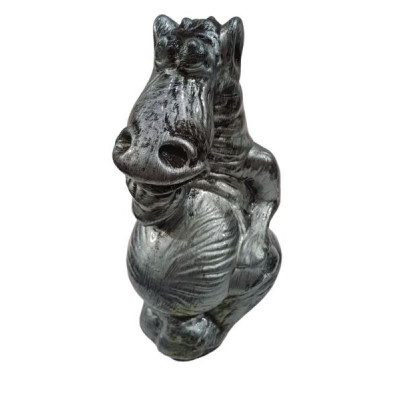 Копилка"Конь Антон"темно серая 24*12см