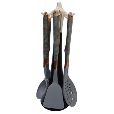 Набор кух. принадлежностей 7предметов, серый