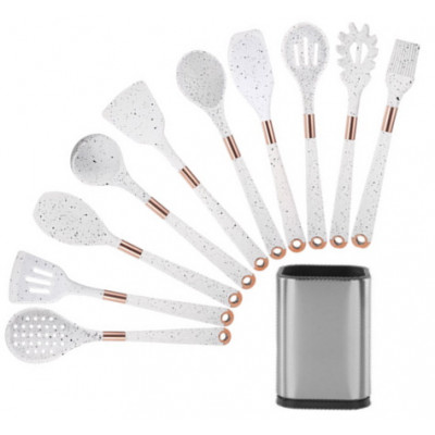 Набор кух. принадлежностей 11предметов, чёрный