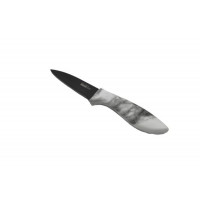 Нож кухонный 3,5" 9см "Бело-черный" в боксе по 24шт
