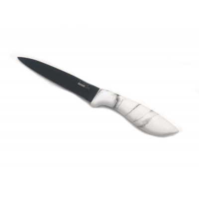 Нож кухонный 5" 12,5см "Бело-черный" в боксе по 24шт