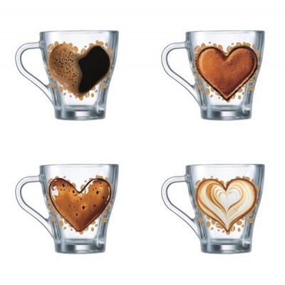 Кружка "Грация" "Кофейное сердце" 250 мл