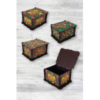 Шкатулка "Хохлома"нов. сувенир Т 1264