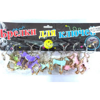 Брелок "Козочка цветная"