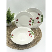 Тарелка "8" 200мм Земляника