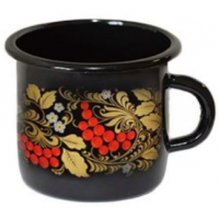 Кружка 0,4л черн. Рябина (16)