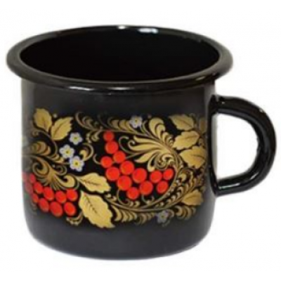 Кружка 0,4л черн. Рябина (16)