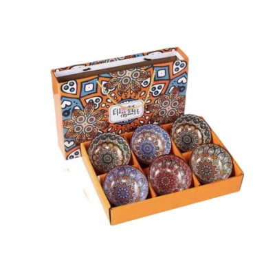 Набор салатников 6шт "Азия" 300мл