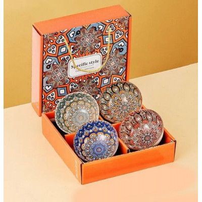 Набор салатников 4шт "Азия" 300мл