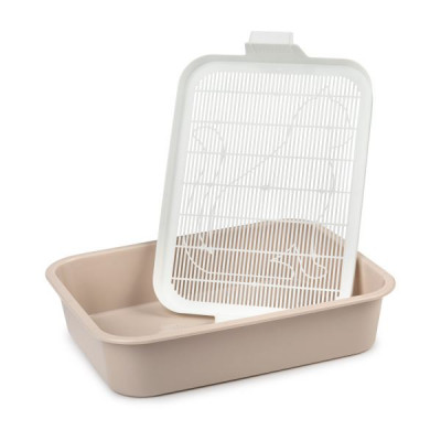 Лоток ALTA для кошек "Мурка" (бежевый) (уп.22)