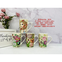 Кружка "Цветочный сад"микс 440мл 8,6* 13*6см