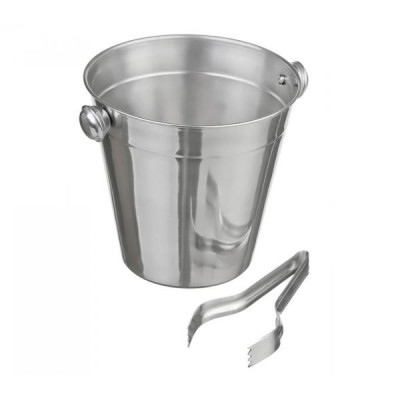 Ведро д/льда 1,5л + щипцы нерж