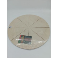 Доска разделочная из фанеры ПИЦЦА 38см 8кусочков