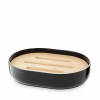 Мыльница [БАМБУК] ЧЁРНЫЙ