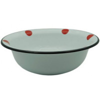 Миска 5,0л белосн ГОРОШКИ