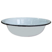 Миска 5,0л б/рис белая