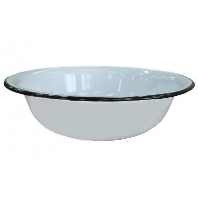 Миска 5,0л б/рис белая