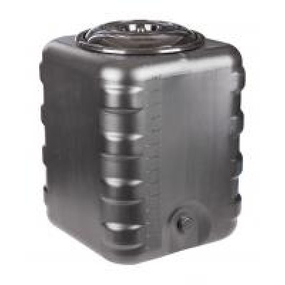 Бак 150,0л д/душа квадратный ЧЕРНЫЙ