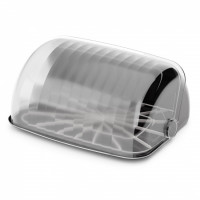 Хлебница 34,0*27,0*18,0см [ИЗОБИЛИЕ] СЕРЫЙ